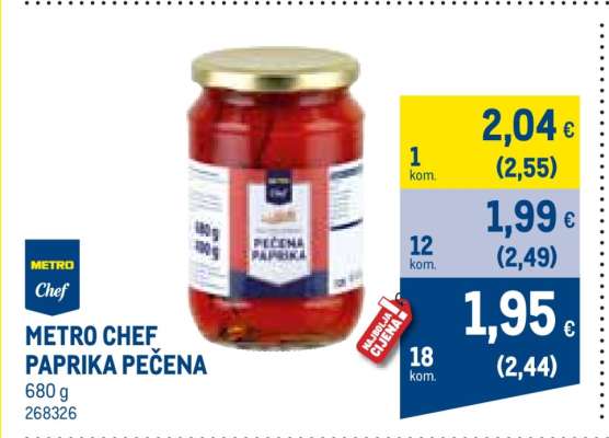METRO CHEF PAPRIKA PEČENA