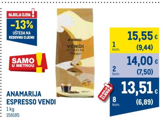 ANAMARIJA ESPRESSO VENDI