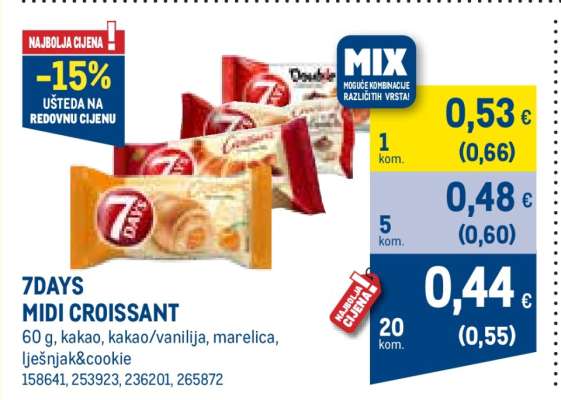 7DAYS MIDI CROISSANT