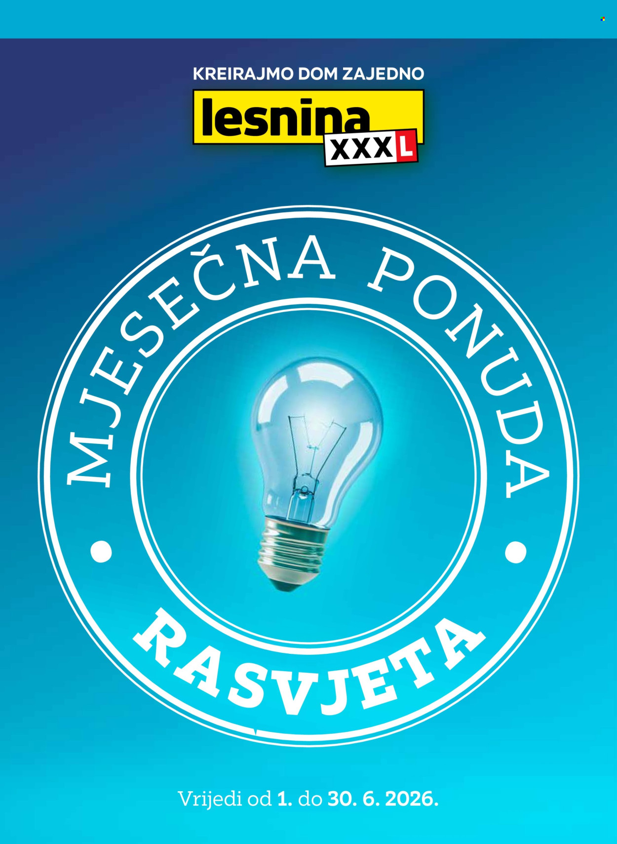 Leták Lesnina - 1.6.2026 - 30.6.2026. Strana 1