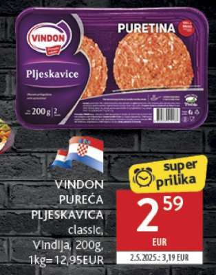 Vindon Pureča pljeskavica classic