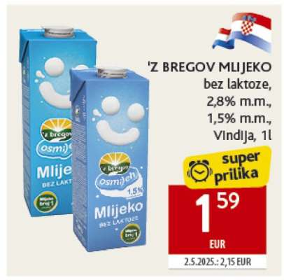 ‘Z bregov Mlijeko