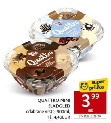 QUATTRO MINI SLADOLED