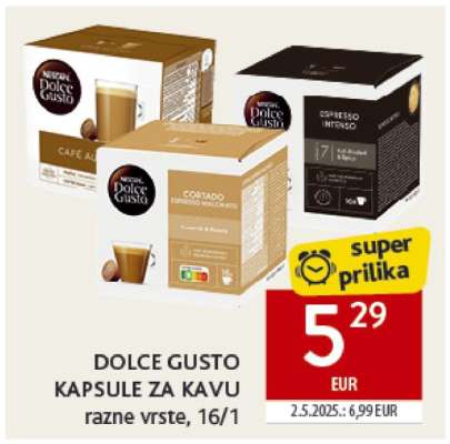 DOLCE GUSTO kapsule za kavu