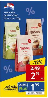 ANAMARIA CAPPUCCINO razne vrste 200g