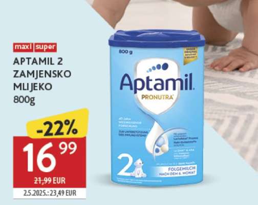 APTAMIL 2 ZAMJENSKO MLIJEKO 800g