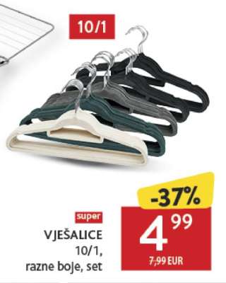 VJEŠALICE 10/1, razne boje, set