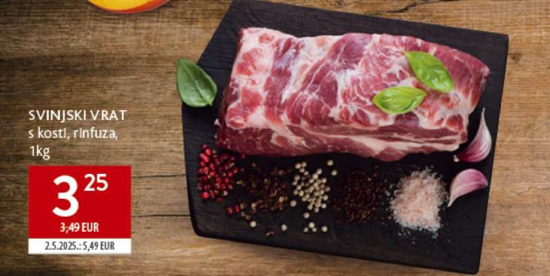 SVINJSKI VRAT s kosti rinfuza 1kg