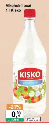 Alkoholni ocat 1 l Kisko