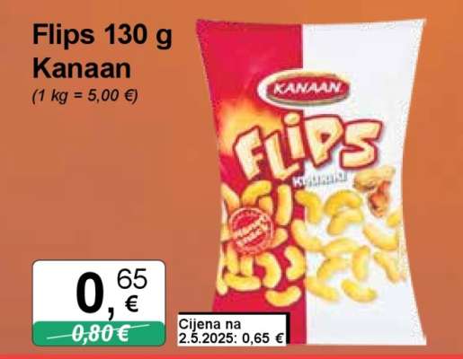 Flips 130 g Kanaan