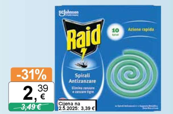 Raid Spirali Antizanzare