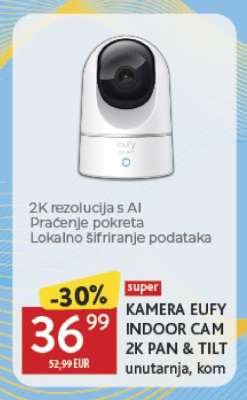 KAMERA EUFY INDOOR CAM 2K PAN & TILT