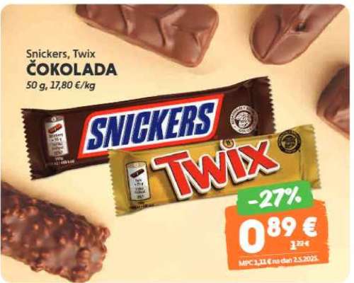 SNICKERS TWIX