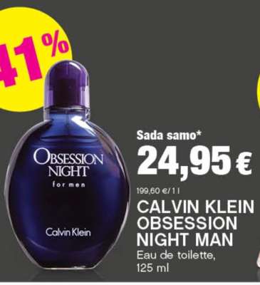 CALVIN KLEIN OBSESSION NIGHT MAN