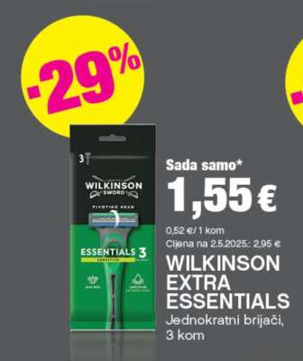 WILKINSON EXTRA ESSENTIALS