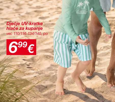 Dječje UV-kratke hlače za kupanje