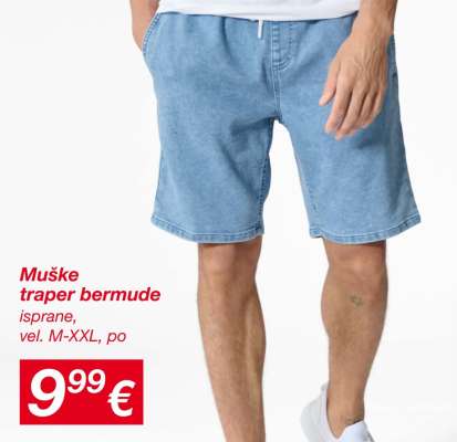 Muške traper bermude