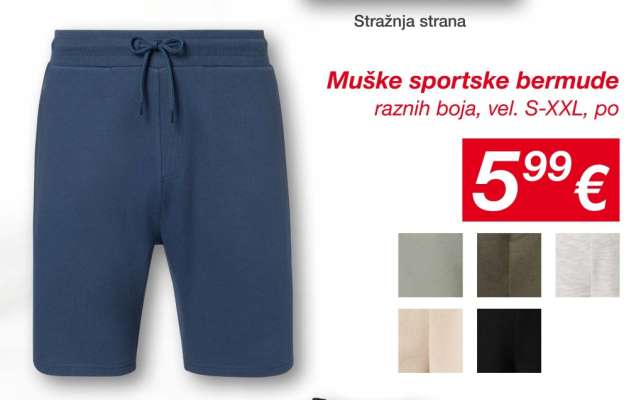 Muške sportske bermude