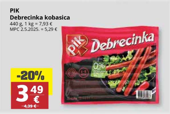 PIK Debrecinka kobasica