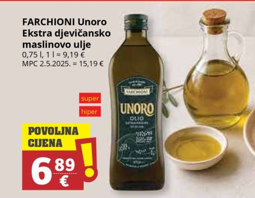 FARCHIONI Unoro Ekstra djevičansko maslinovo ulje