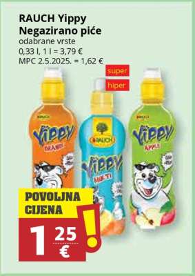 RAUCH Yippy Negazirano piće