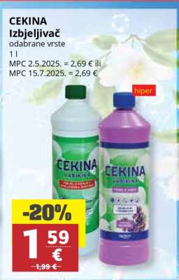 CEKINA Izbjeljivač
