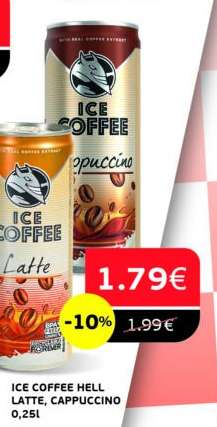 ICE COFFEE HELL LATTE, CAPPUCCINO