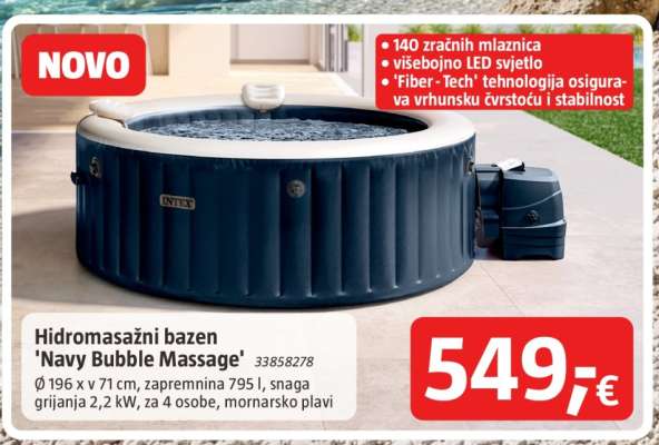 Hidromasažni bazen 'Navy Bubble Massage'
