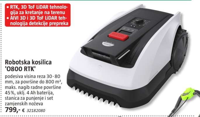 Robotska kosilica 'O800 RTK'