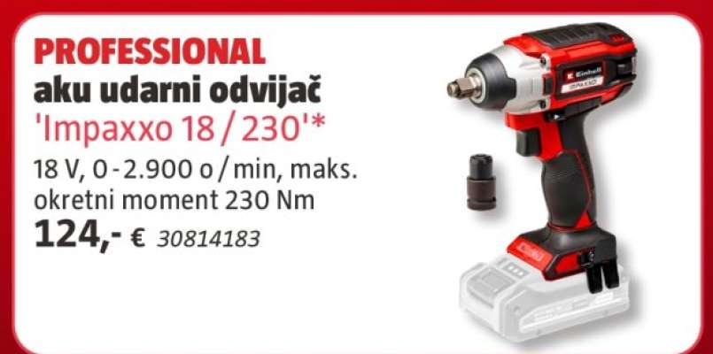PROFESSIONAL AKU UDARNI ODVijaČ IMPAXXO 18/230
