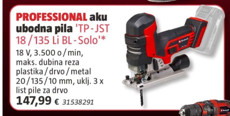 PROFESSIONAL AKU UBODNA PILA