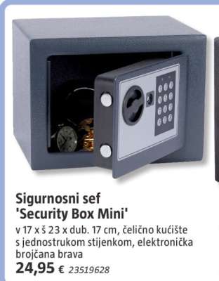Sigurnosni sef 'Security Box Mini'
