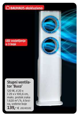 Stupni ventilator 'Buco'