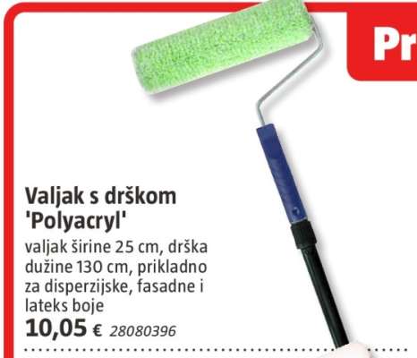 Valjak s držkom 'Polyacryl'