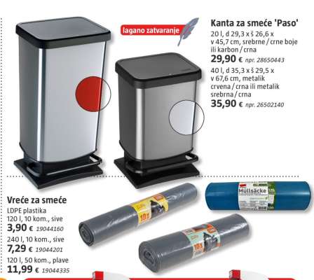 Kanta za smeće 'Paso'