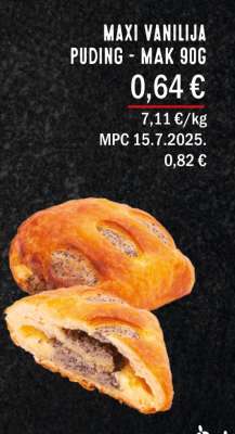 MAXI VANILIJA PUDING - MAK 90G