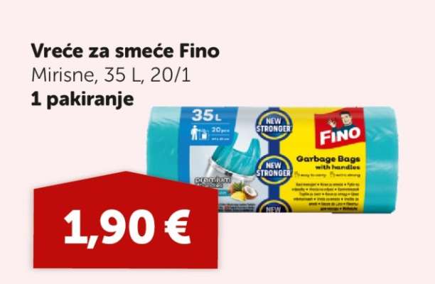 Vreće za smeće Fino