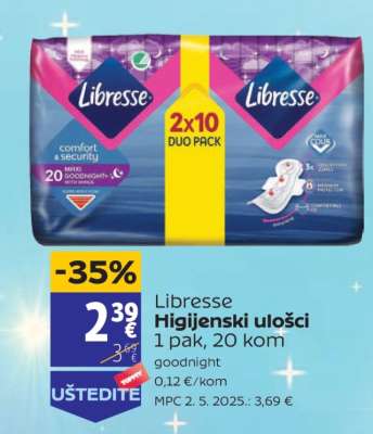LIBRESSE HIGIJENSKI ULOŠCI