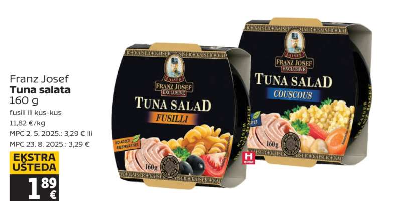 Franz Josef Tuna salata