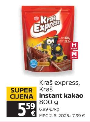 Kraš express, Kraš Instant kakao