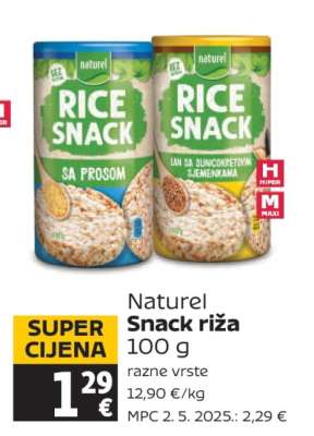 Naturel Snack riža