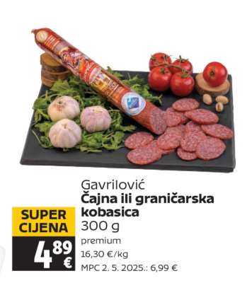 GAVRILOVIĆ Čajna ili Graničarska kobasica