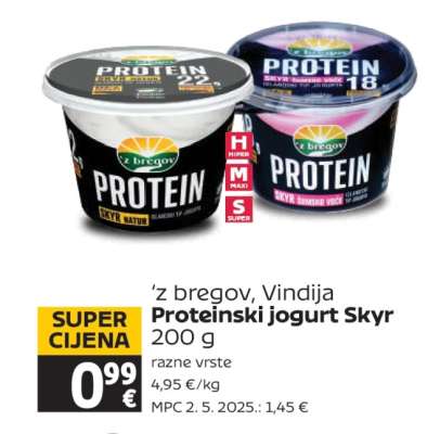 Proteinski jogurt skyr