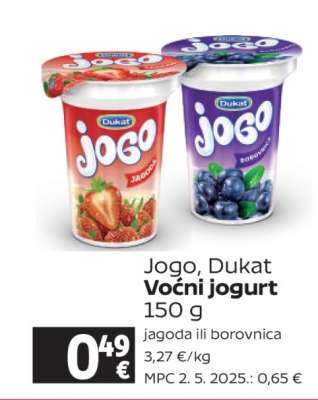 Jogo, Dukat Voćni jogurt