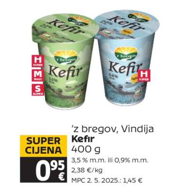 ‘Z bregov VINDIJA KEFIR