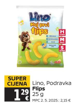 Lino, Podravka Flips 25 g