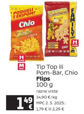 Tip Top ili Pom-Bar, Chio Flips