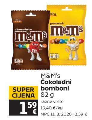 M&M's Čokoladni bomboni