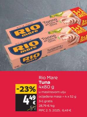 Rio Mare Tuna 4x80 g