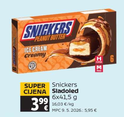 SNICKERS SLADOLED